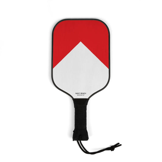 Navy Beach V Flag Pickleball Kit