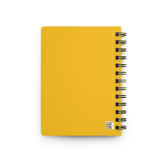Navy Beach Seascape Spiral Bound Notebook