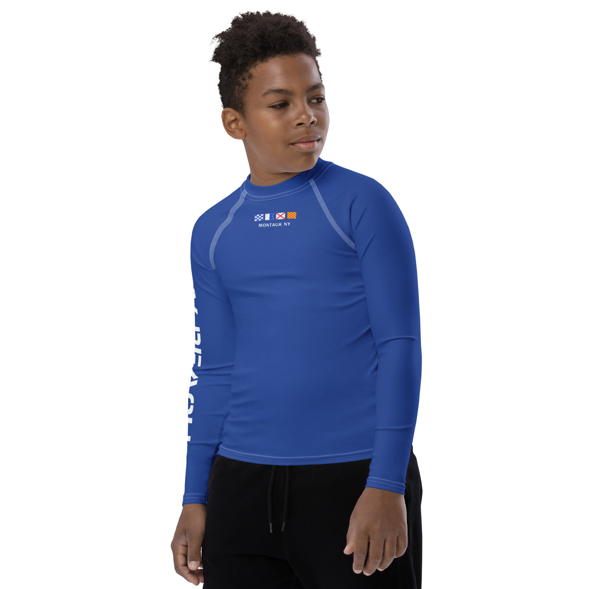 Navy Rashguard Navy Beach Blue Youth Rash Guard – Navy Beach Merch